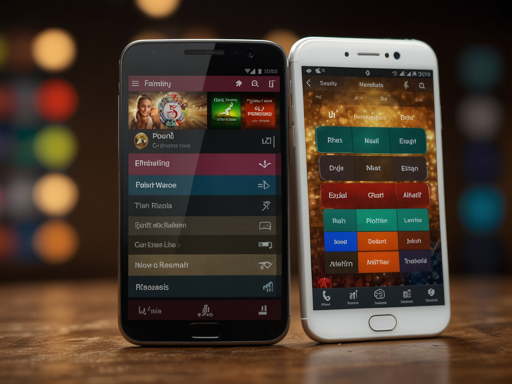 Mobile app showcase